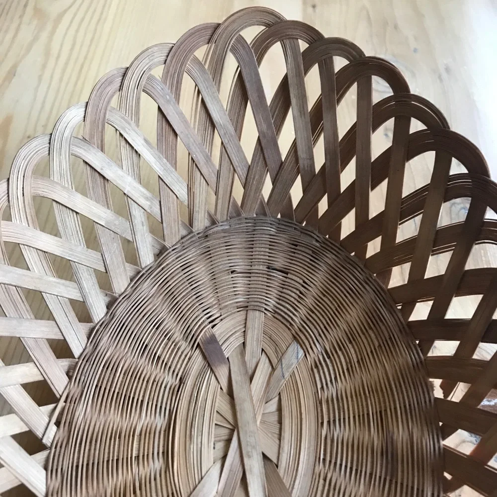 Shallow Oval Bread or Fruit Basket
